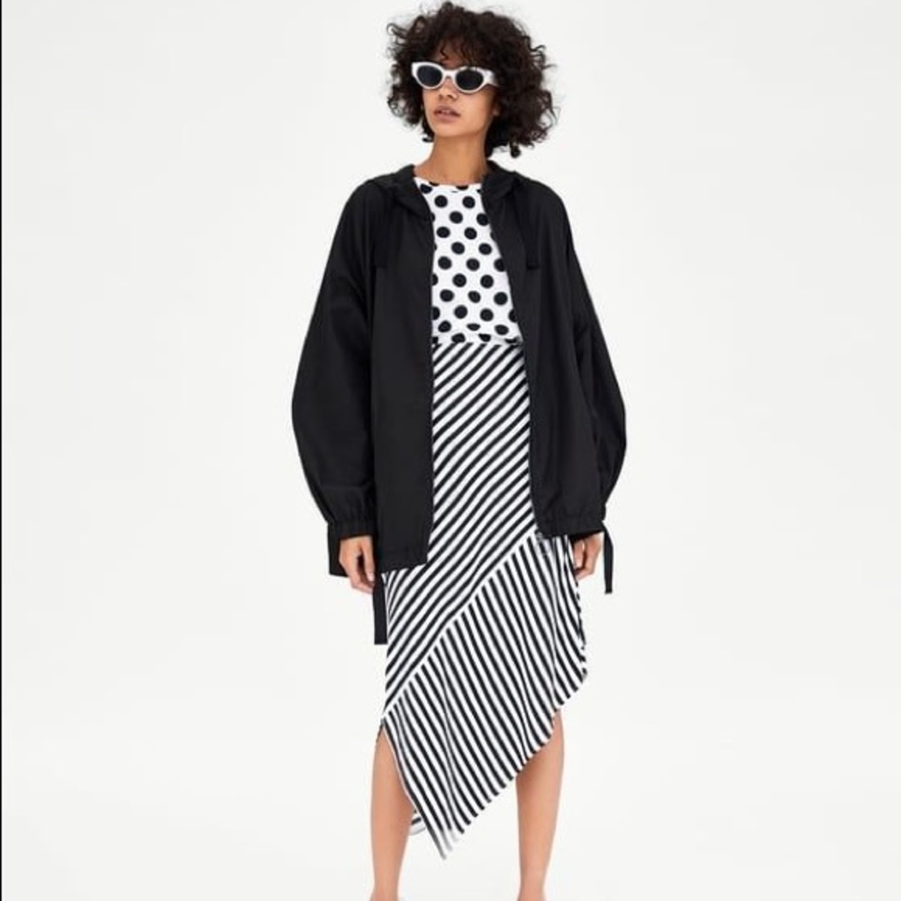 Zara Water Resistant Windbreaker